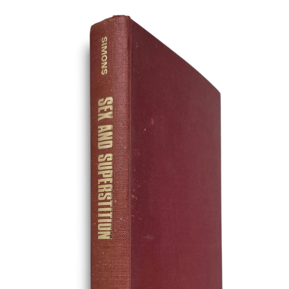 Sex and Superstition Simons 1973 First Edition Sociology Intimacy Sexuality VTG